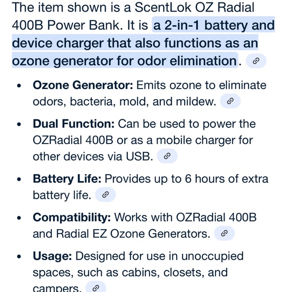ScentLok® OZ Radial Ozone Generator + Power Bank - Picture 5 of 8